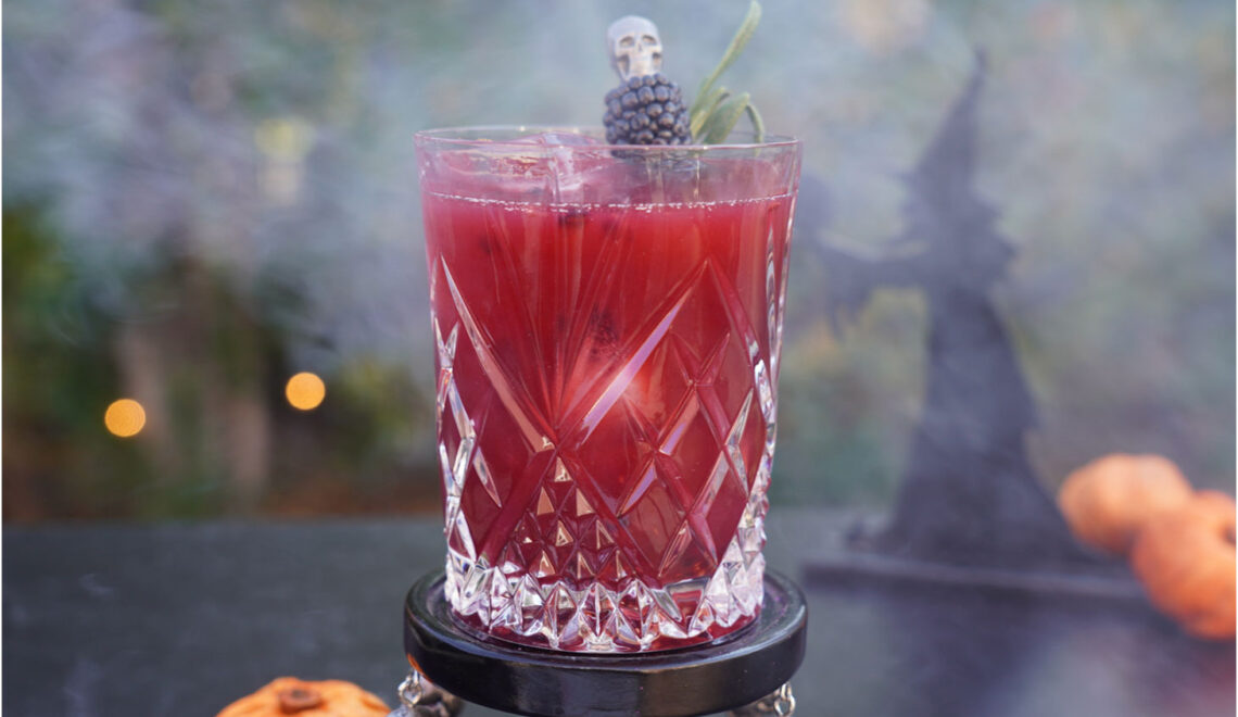 Smoky Blackberry Halloween Margarita | Bjorn Bites & Booze