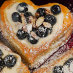 Blueberry & Lemon Cream Heart Tart | Valentine's Day | Bjorn Bites & Booze